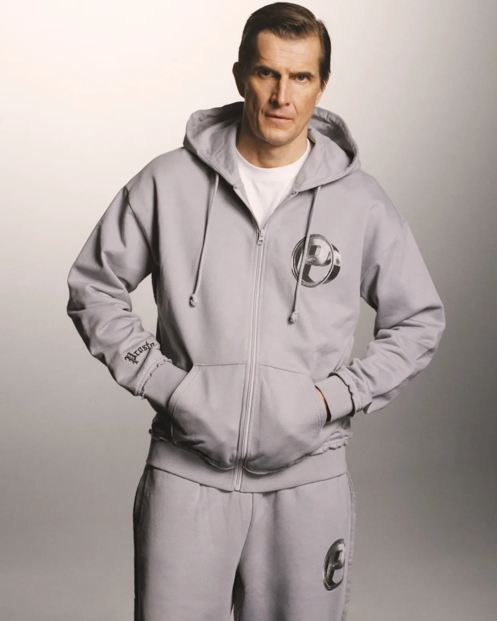 szara hoodie Prosto