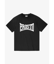 Ever t-shirt oversize bawełniany męski czarny