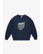 Shield Big bluza bez kaptura oversize męska granatowa