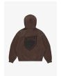 Splash Shield Mini bluza z kapturem oversize męska brązowa