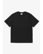Jacquard Label t-shirt oversize bawełniany męski czarny