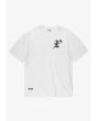 Harvard t-shirt oversize męski bawełniany biały