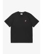 Shield Small t-shirt regular bawełniany męski czarny