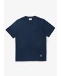 Shield Big t-shirt regular męski bawełniany granatowy
