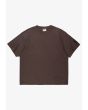 Shield Mini Splash t-shirt boxy bawełniany męski brązowy