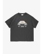 Polonez t-shirt boxy męski bawełniany szary
