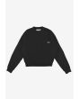 Ribbed bluza bez kaptura damska czarna