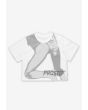 NSFW t-shirt bawełniany biały 
