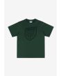 Shield t-shirt bawełniany khaki
