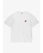 Shield Small t-shirt regular bawełniany męski biały