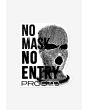 Naklejka No Mask No Entry