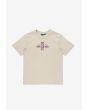 Pop t-shirt dziecięcy beżowy