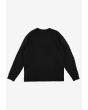 Crest longsleeve męski bawełniany czarny