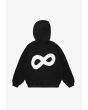 Infinity D bluza męska regular z kapturem czarna