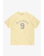 Nine t-shirt oversize bawełniany męski żółty