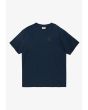 Shield Splash t-shirt oversize bawełniany męski granatowy