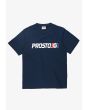 ST t-shirt regular bawełniany męski granatowy