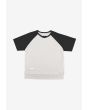 College t-shirt bawełniany damski czarny