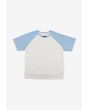 College t-shirt bawełniany damski niebieski