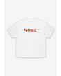 Rated t-shirt bawełniany ecru