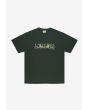 Damage t-shirt bawełniany khaki