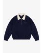Coach bluza rozpinana cropped damska granatowa