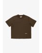 Boxing t-shirt boxy damski brązowy