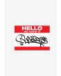 Naklejka Hello My Name Is