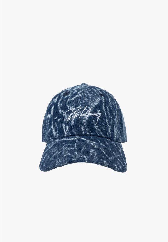 Cap Crinkle Club czapka z daszkiem niebieska