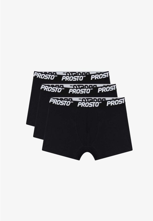 Boxers 3-pack bokserki regular męskie czarne