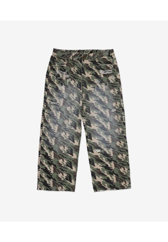 FTSHP x Prosto Camo spodnie wielokolorowe