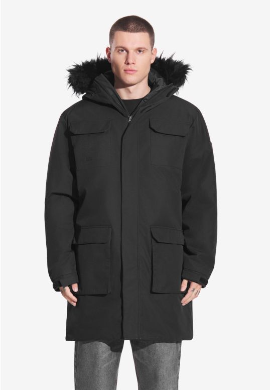 Expedition kurtka parka męska czarna