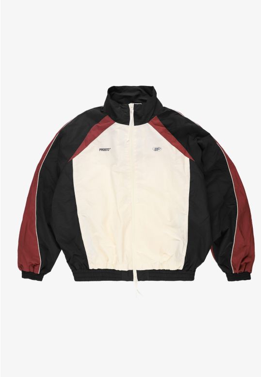 Tracktop kurtka oversize męska biała