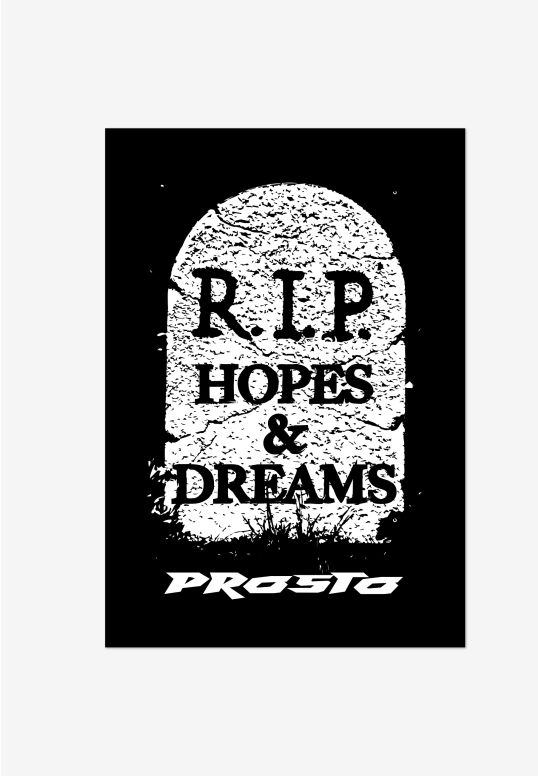 Naklejka Rip Hopes Dreams