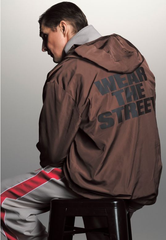 Wear The Street kurtka regular męska brązowa