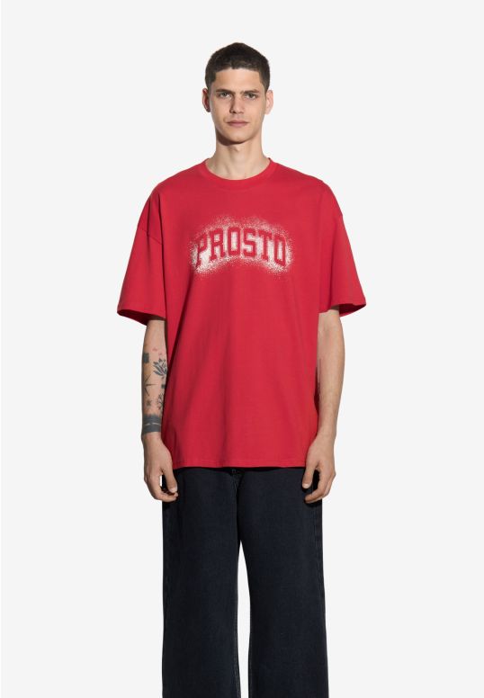 Jung t-shirt męski czerwony