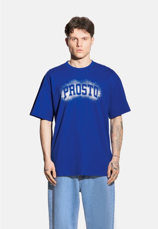 Jung t-shirt męski kobaltowy