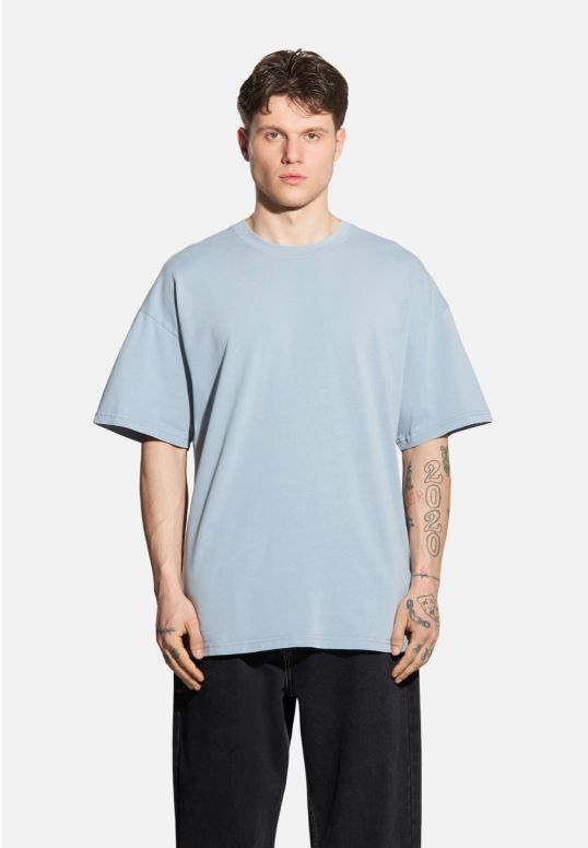 Zont t-shirt męski jasnoniebieski