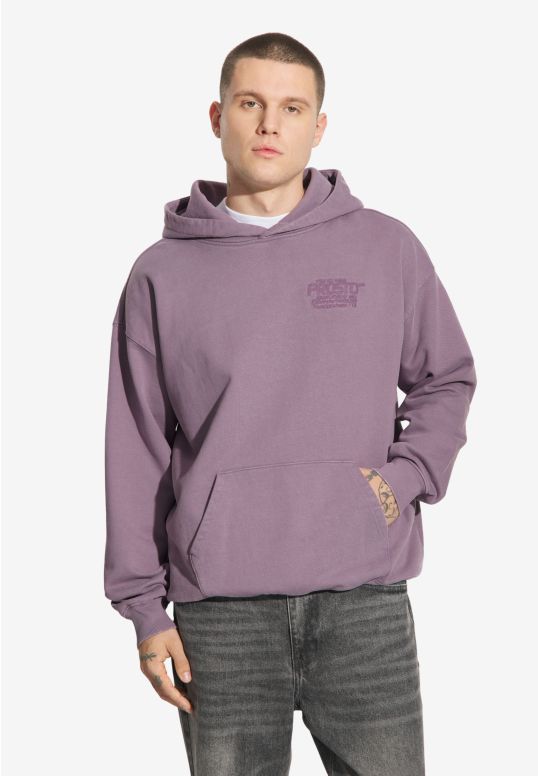 Flathead bluza z kapturem męska lawendowa