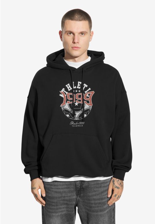 Athletic bluza z kapturem męska czarna