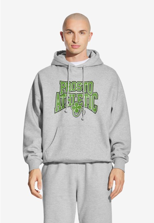 Chicago bluza męska z kapturem szara