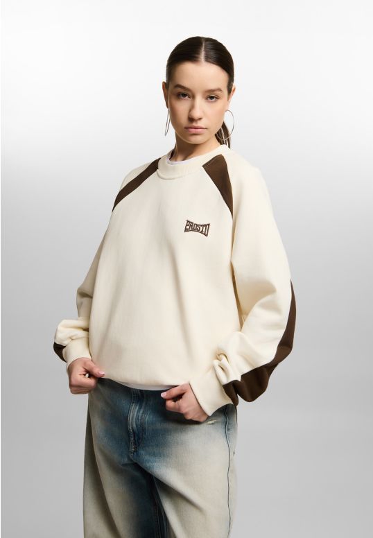 Speed bluza bez kaptura regular damska biała