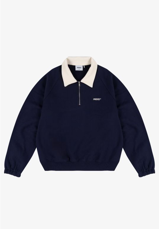 Coach bluza rozpinana cropped damska granatowa