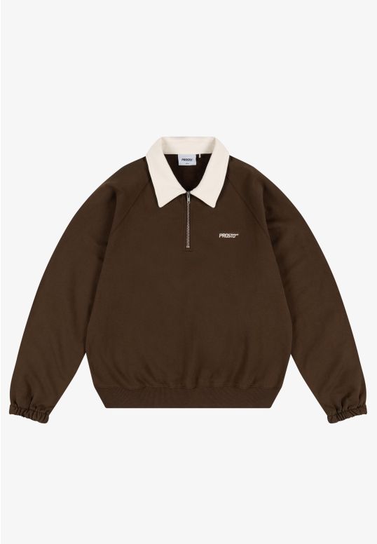 Coach bluza rozpinana cropped damska brązowa