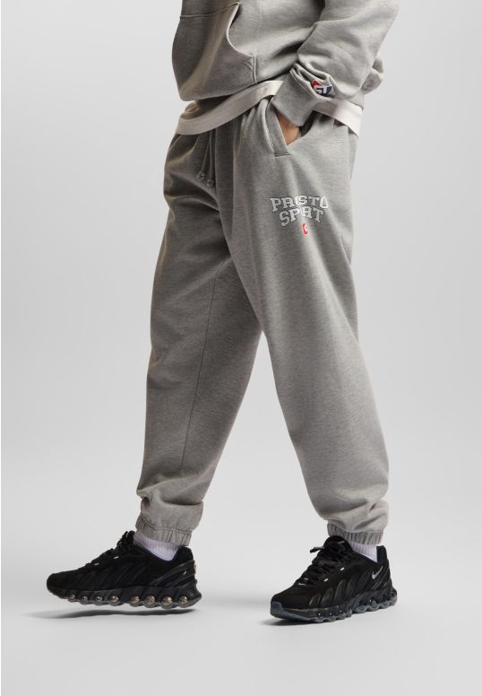 Harvard spodnie dresowe oversize męskie szare