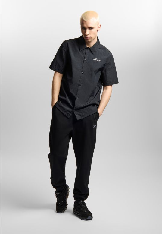 Club spodnie dresowe regular męskie czarne