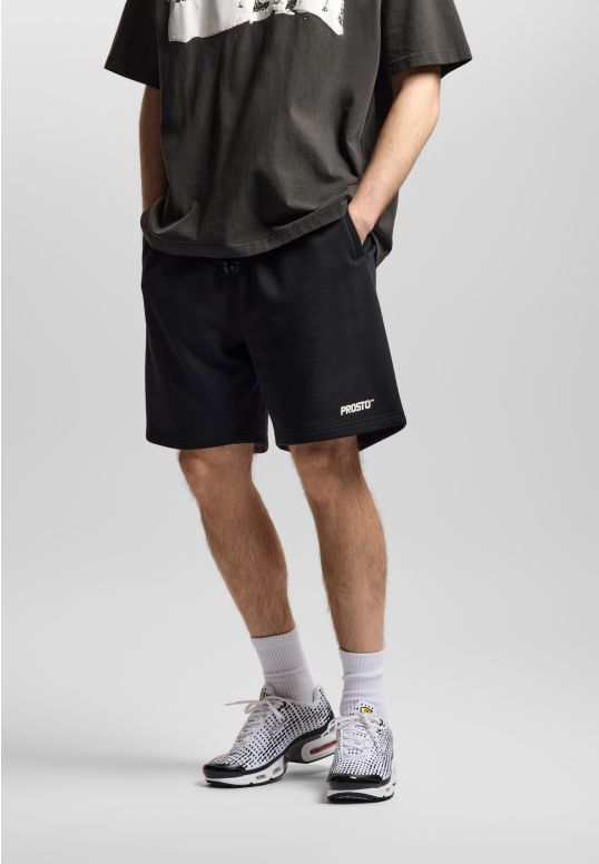 Infinity krótkie spodenki dresowe regular męskie czarne