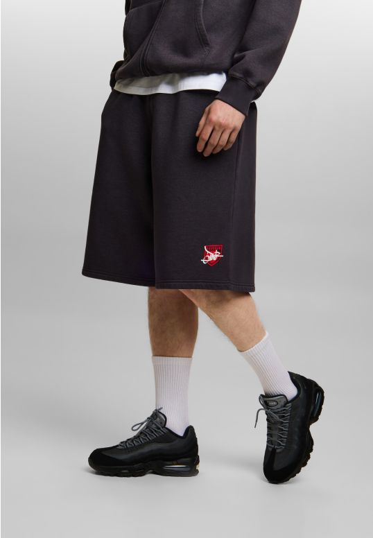 Damage Target krótkie spodenki baggy męskie grafitowe