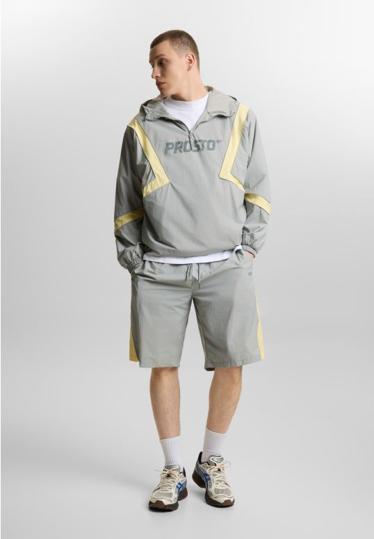 Sprinter krótkie spodenki regular męskie szare