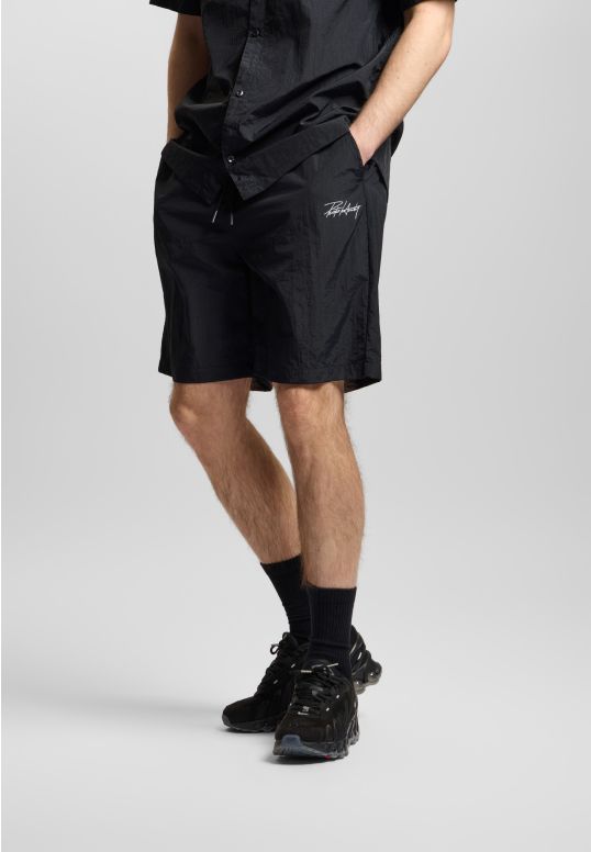 Club krótkie spodenki regular męskie czarne
